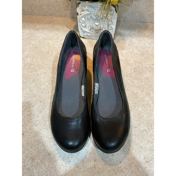 Merrell Evera Pure Women’s Leather Shoes Pumps Black Size 8 - Picture 2 of 7
